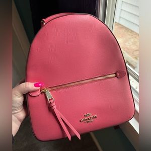 Like new pink Coach backpack